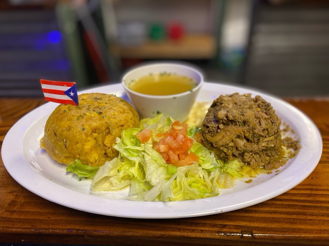 Mofongo con Pernil — 787 Restaurant and Bar, El Paso
