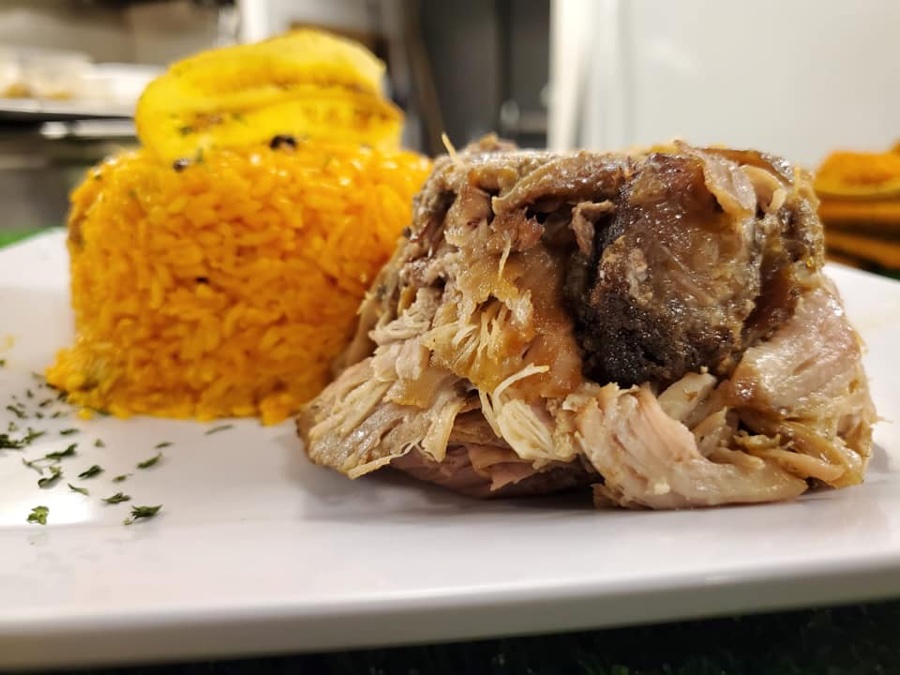 Pernil — Wednesday special at 787 Restaurant and Bar